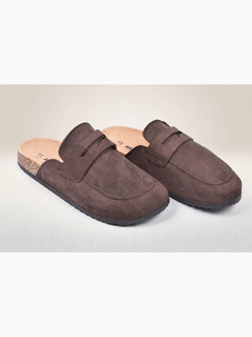 Zuecos Hombre OZABI Mula Cerrada Confort Nubuck - Kiabi Zuecos Hombre OZABI Mula Cerrada Confort Nubuck - Kiabi