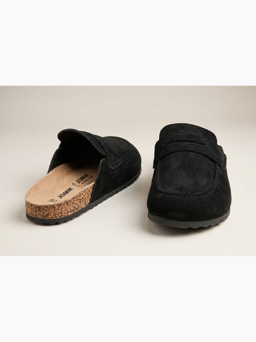 Zuecos Hombre OZABI Mula Cerrada Confort Nubuck - Kiabi Zuecos Hombre OZABI Mula Cerrada Confort Nubuck - Kiabi