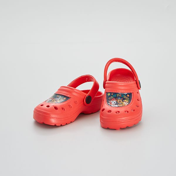 Zuecos 'La Patrulla Canina' bebé niño - rojo - Kiabi - 10,00€