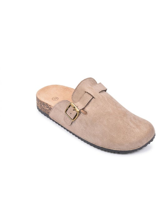 Zuecos mujer confort hebilla ajustable suela corcho OZABI - Kiabi Zuecos mujer confort hebilla ajustable suela corcho OZABI - Kiabi