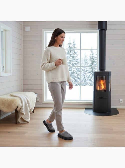 Zuecos mujer ozabi estilo escandinavo, forro interior, suela antideslizante - Kiabi Zuecos mujer ozabi estilo escandinavo, forro interior, suela antideslizante - Kiabi