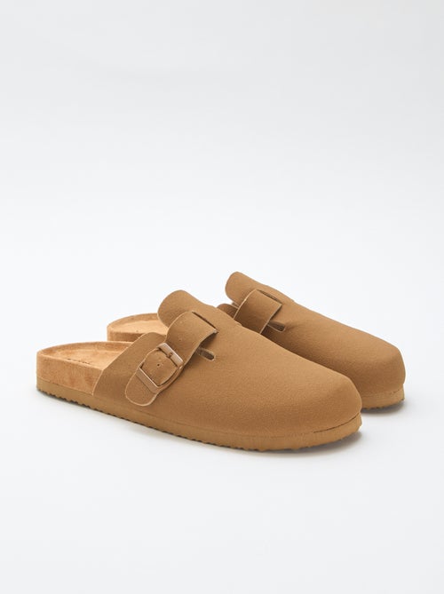 Zuecos mules efecto ante - Kiabi