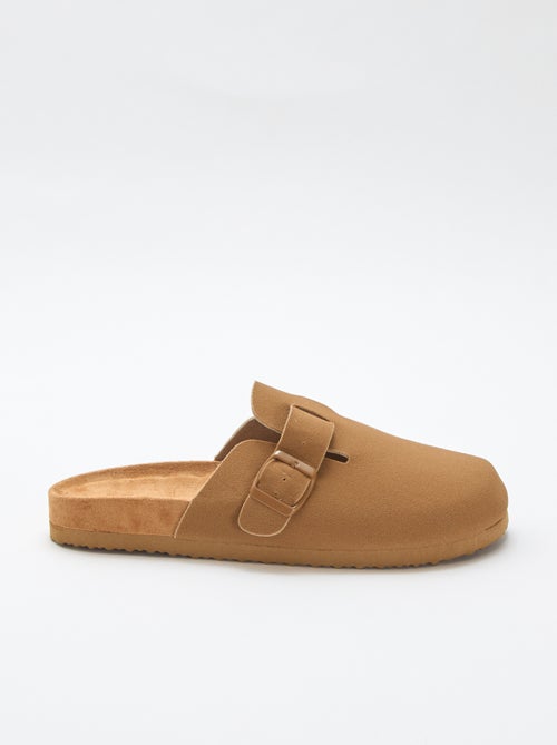 Zuecos mules efecto ante - Kiabi