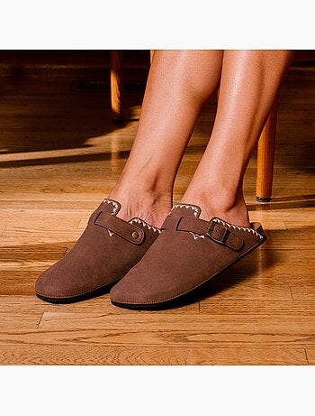 Zuecos suela extraflexible y ligera, parche ultra cómodo en el talón Isotoner