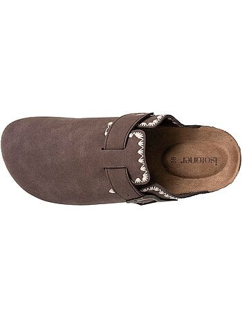 Zuecos suela extraflexible y ligera, parche ultra cómodo en el talón Isotoner