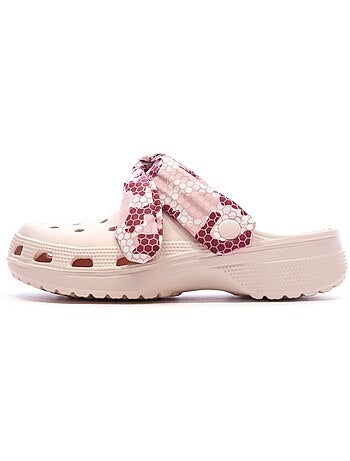 Zuecos para niña nude pu