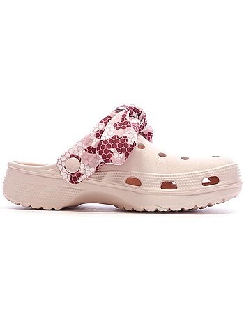 Zuecos para niña nude pu