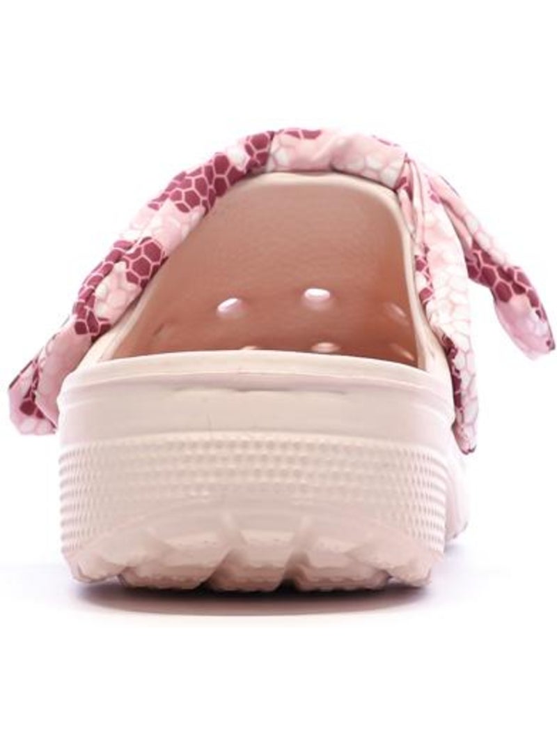 Zuecos para niña nude pu Rosa - Kiabi