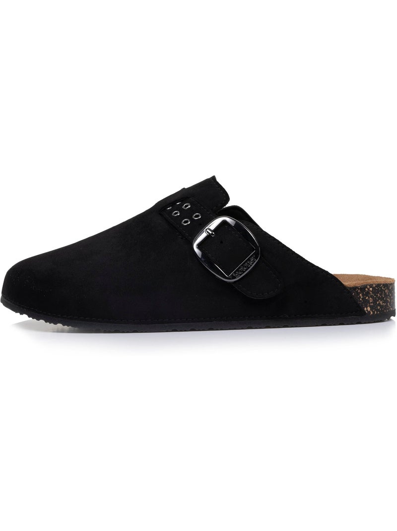Zuecos Plantilla de cuero extraflexible - Confortable parche en el talón  Isotoner Negro - Kiabi