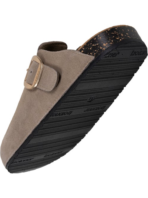 Zuecos plantilla de cuero extraflexible - confortable parche en el talón isotoner - Kiabi Zuecos plantilla de cuero extraflexible - confortable parche en el talón isotoner - Kiabi