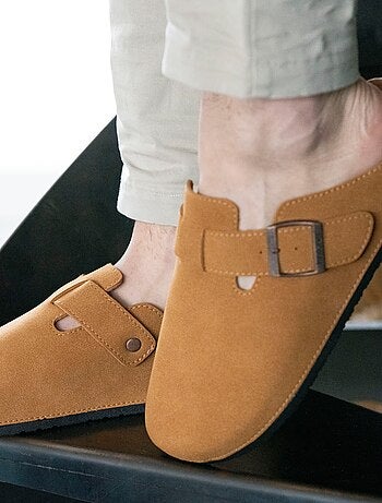 Zuecos suela extra-flex, ligera, parche de confort en el talón Isotoner