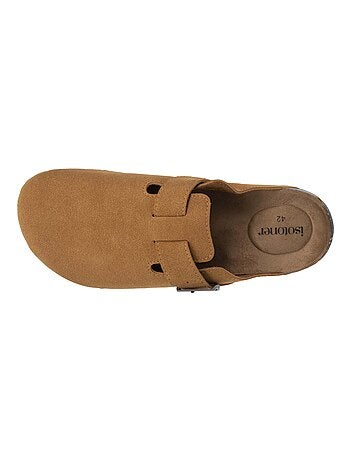 Zuecos suela extra-flex, ligera, parche de confort en el talón Isotoner