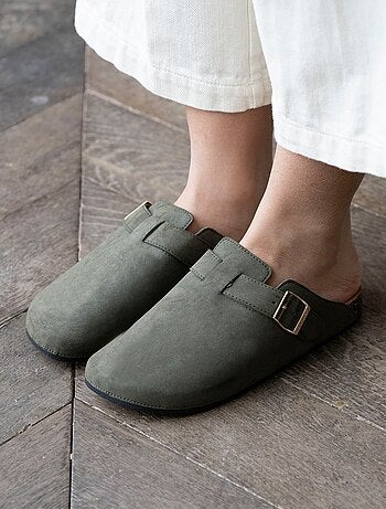 Zuecos suela extraflexible y ligera, parche ultra cómodo en el talón Isotoner