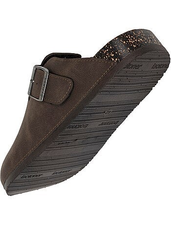 Zuecos suela extra-flex, ligera, parche de confort en el talón Isotoner