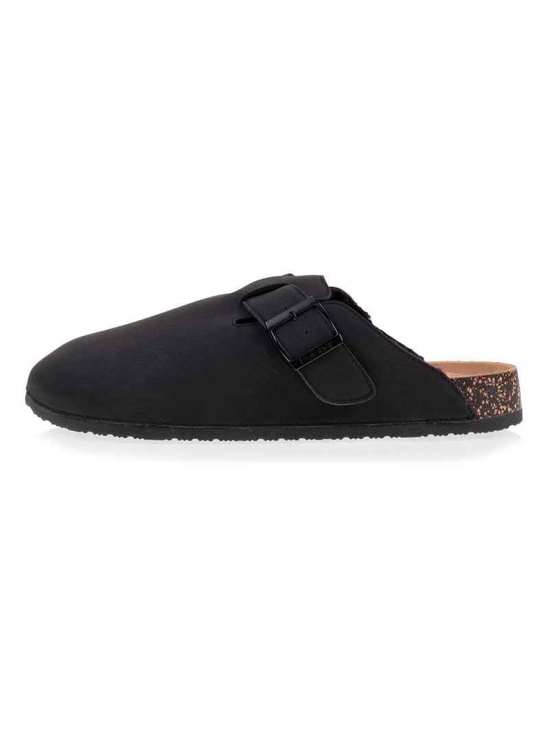 Zuecos suela extra-flex, ligera, parche de confort en el talón  Isotoner Negro - Kiabi