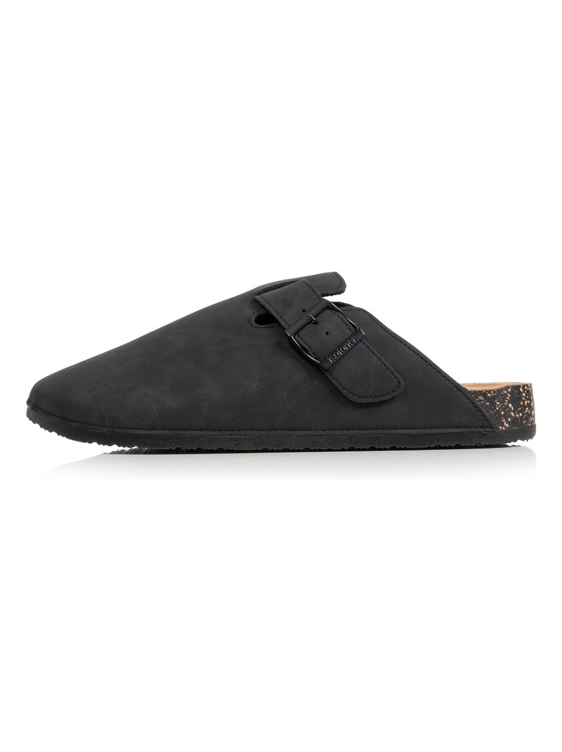 Zuecos suela extraflexible y ligera, parche de confort en el talón  Isotoner Negro - Kiabi