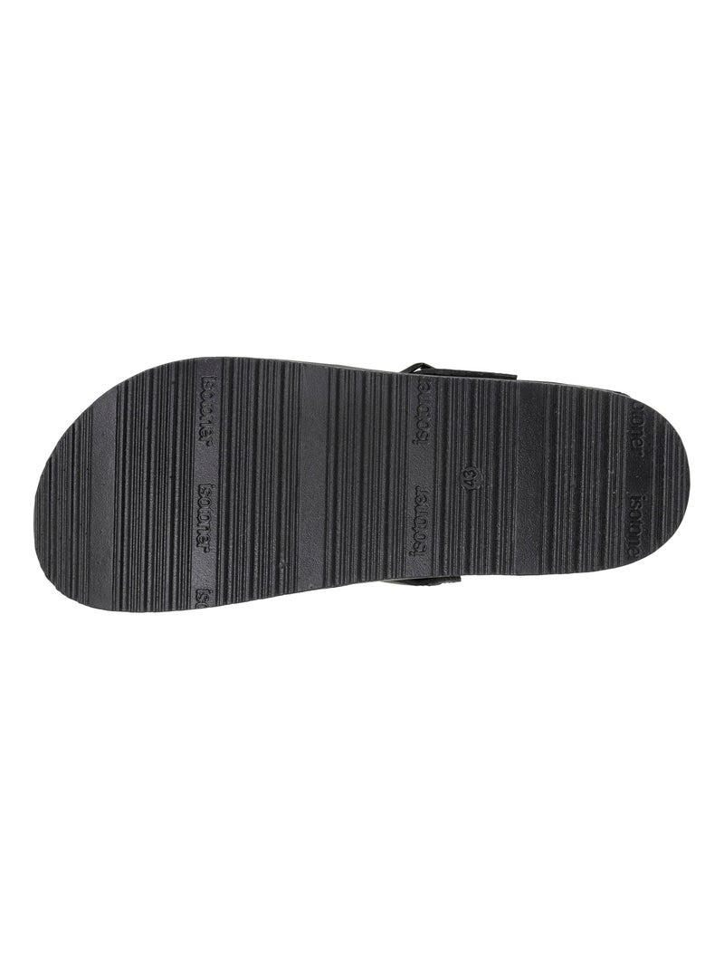 Zuecos suela extraflexible y ligera, parche de confort en el talón  Isotoner Negro - Kiabi