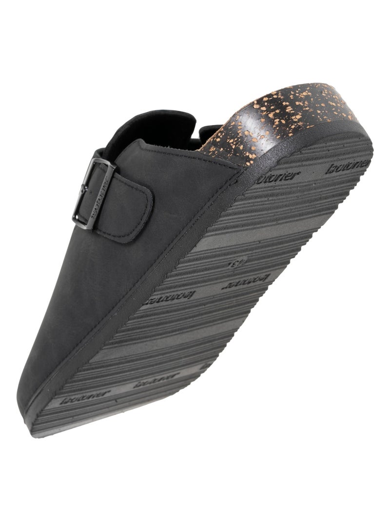 Zuecos suela extraflexible y ligera, parche de confort en el talón  Isotoner Negro - Kiabi