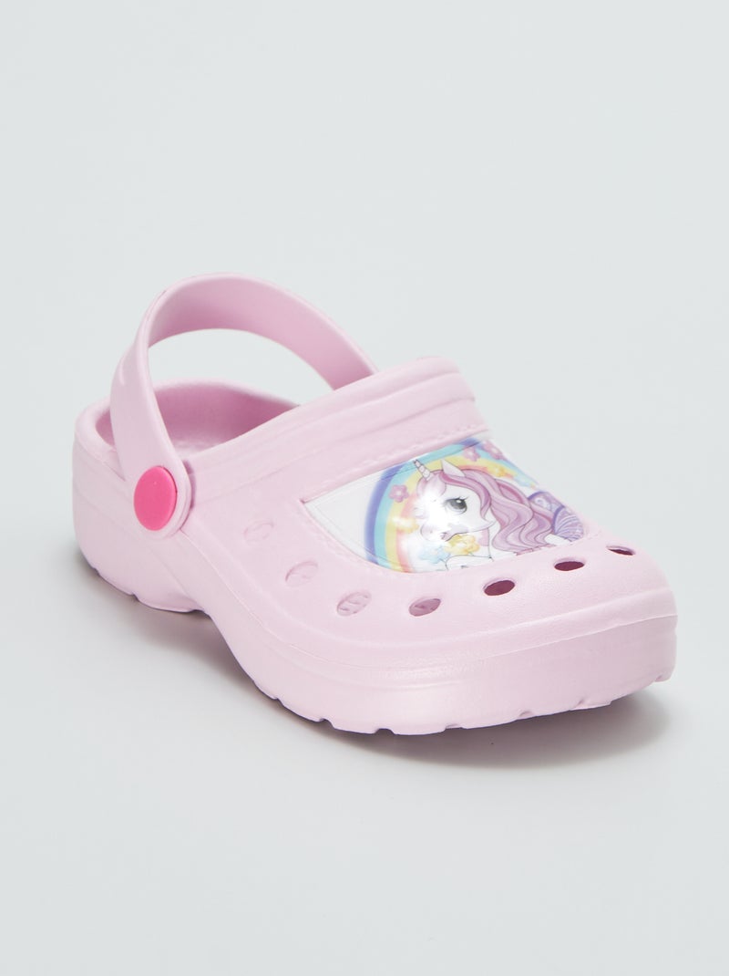 Zuecos unicornio ROSA - Kiabi