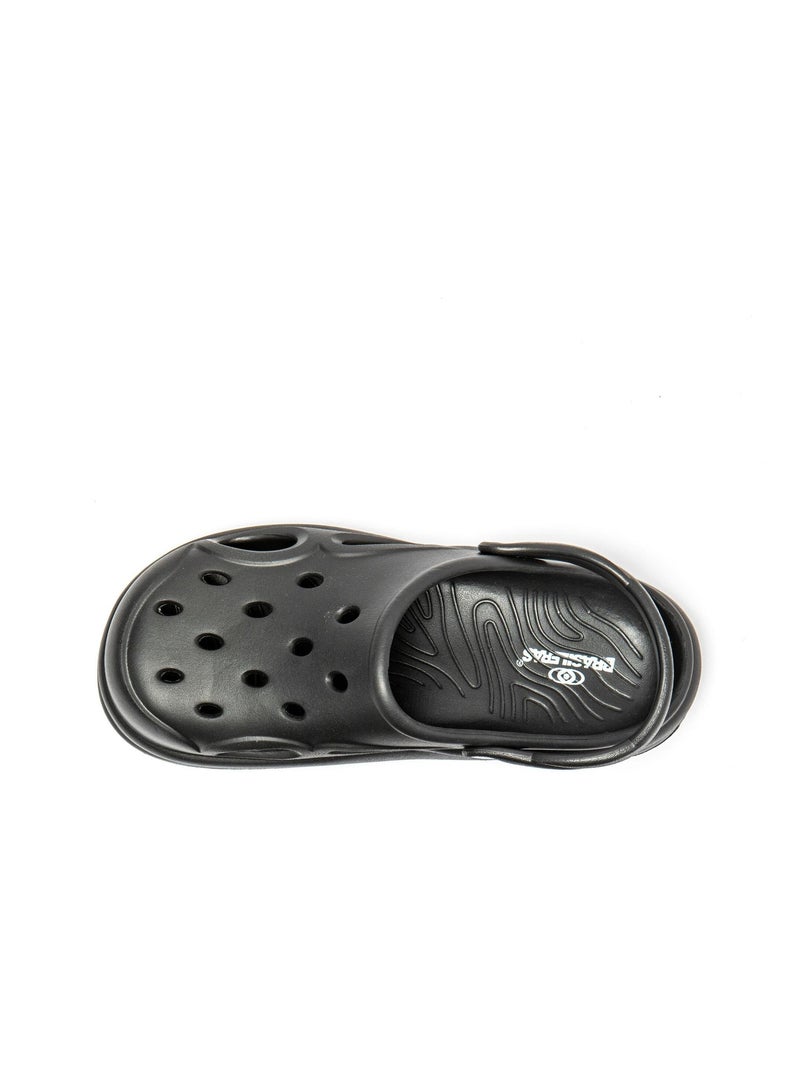 Zuecos Unisex con suela de goma Antideslizante Negro - Kiabi