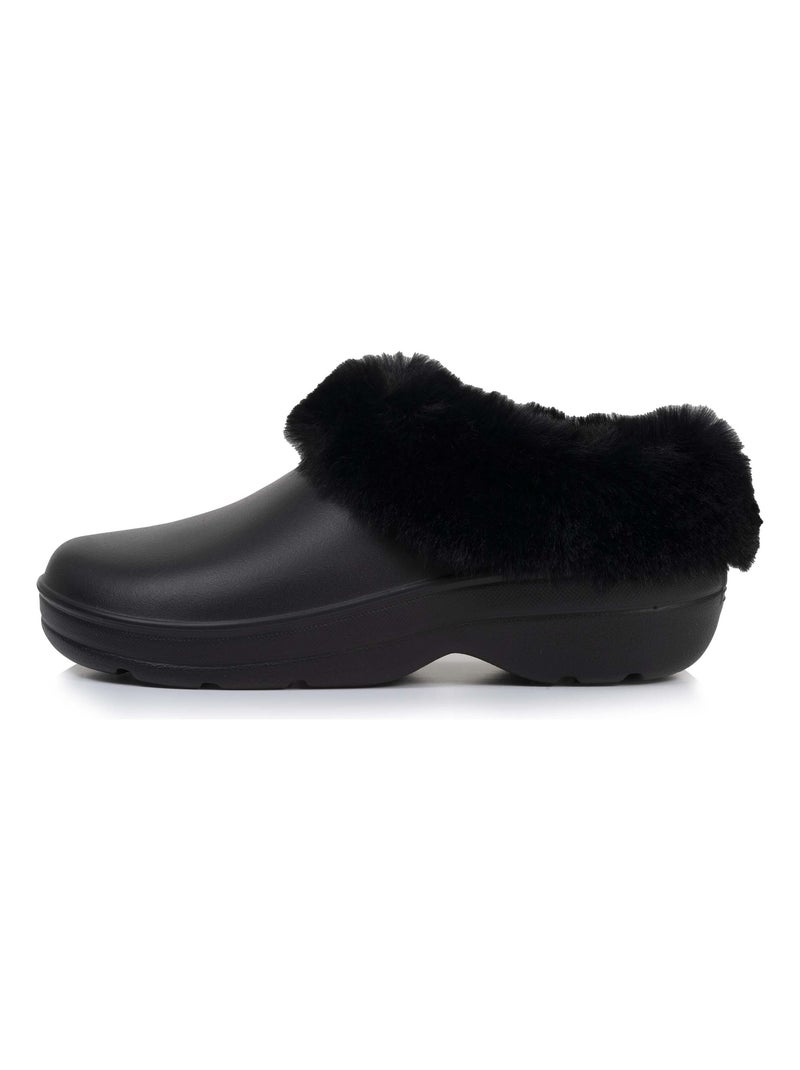Zuecos Zuecos muy cómodos con calcetines forrados extraíbles  Isotoner Negro - Kiabi