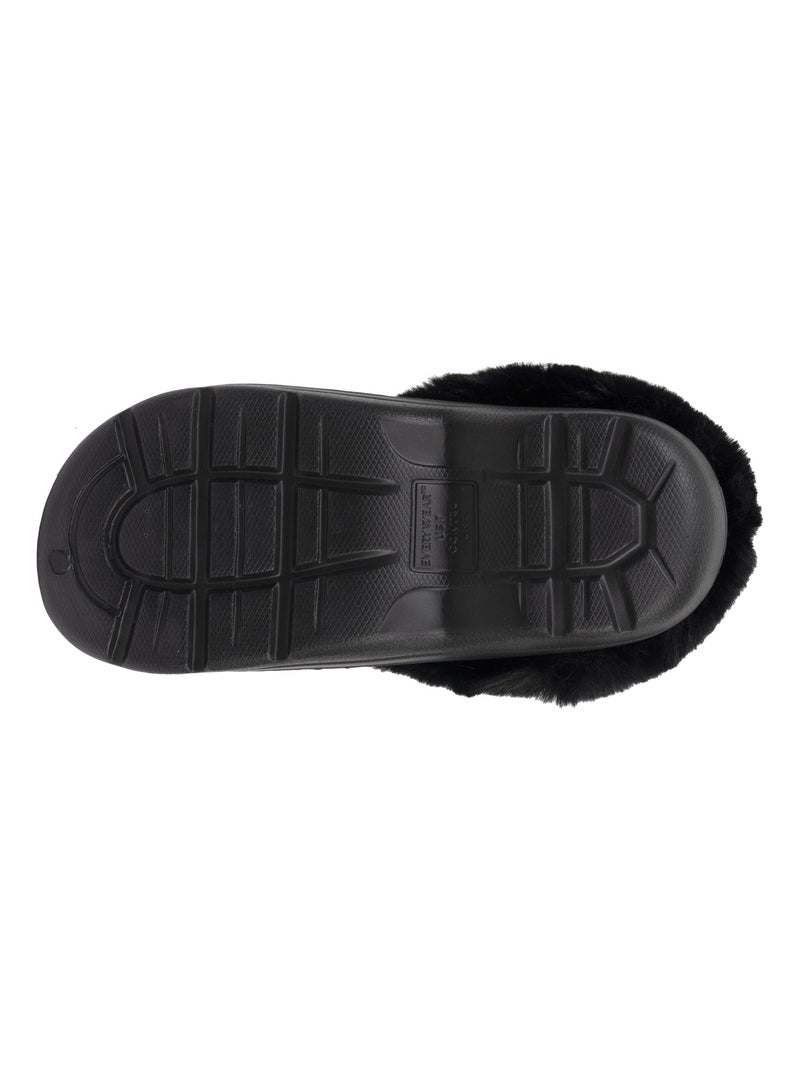 Zuecos Zuecos muy cómodos con calcetines forrados extraíbles  Isotoner Negro - Kiabi
